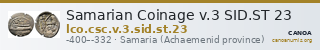 Samarian Coinage v.3 SID.ST 23 — CANOA