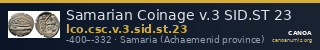 Samarian Coinage v.3 SID.ST 23 — CANOA