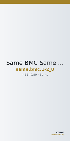 Same BMC Same 1-2_8 — CANOA