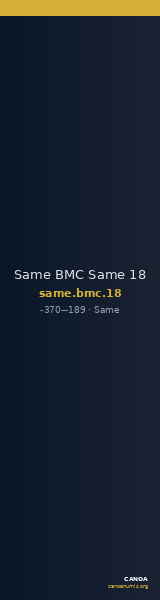 Same BMC Same 18 — CANOA