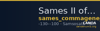 Sames II of Commagene Samosata Kovacs 2016 220 — CANOA