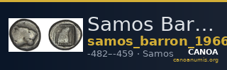 Samos Barron 1966 Class 1-2 diobols — CANOA