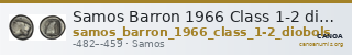Samos Barron 1966 Class 1-2 diobols — CANOA