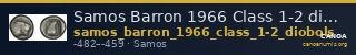 Samos Barron 1966 Class 1-2 diobols — CANOA