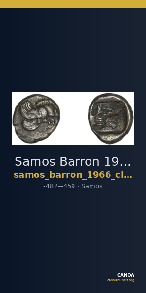 Samos Barron 1966 Class 2 triobols — CANOA