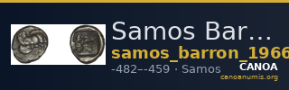 Samos Barron 1966 Class 2 triobols — CANOA