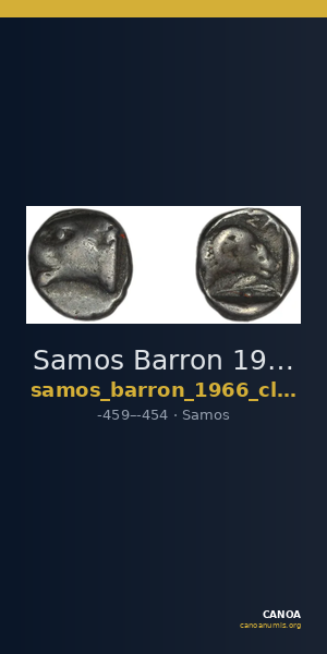 Samos Barron 1966 Class 3 diobols — CANOA