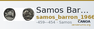Samos Barron 1966 Class 3 diobols — CANOA