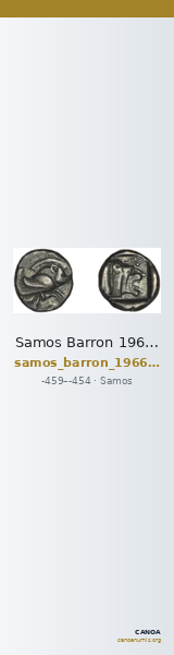 Samos Barron 1966 Class 4 triobols — CANOA