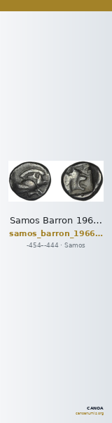 Samos Barron 1966 Class 5 triobols — CANOA