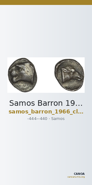Samos Barron 1966 Class 6 diobols — CANOA