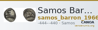 Samos Barron 1966 Class 6 diobols — CANOA