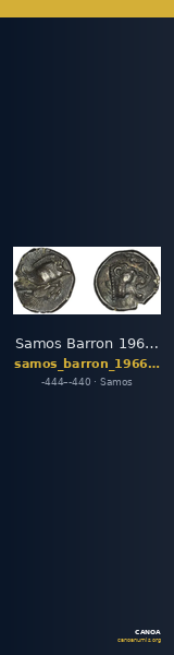 Samos Barron 1966 Class 6 triobols — CANOA