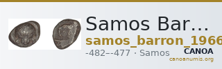Samos Barron 1966 Class II tetradrachms — CANOA