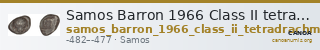 Samos Barron 1966 Class II tetradrachms — CANOA
