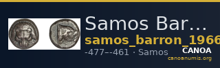 Samos Barron 1966 Class III tetradrachms — CANOA