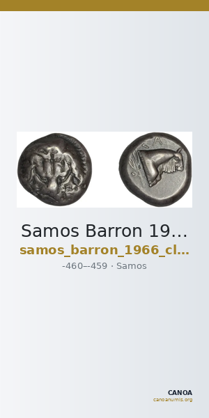 Samos Barron 1966 Class IV tetradrachms — CANOA