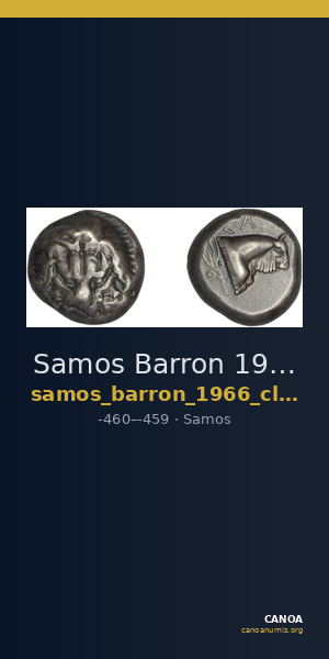 Samos Barron 1966 Class IV tetradrachms — CANOA