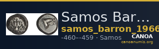Samos Barron 1966 Class IV tetradrachms — CANOA