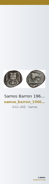 Samos Barron 1966 Class IX, tetradrachms and drachms — CANOA