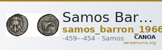 Samos Barron 1966 Class V tetradrachms — CANOA