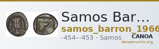 Samos Barron 1966 Class VI tetradrachms — CANOA