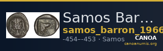 Samos Barron 1966 Class VI tetradrachms — CANOA