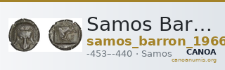 Samos Barron 1966 Class VII tetradrachms — CANOA