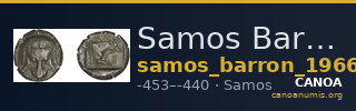 Samos Barron 1966 Class VII tetradrachms — CANOA