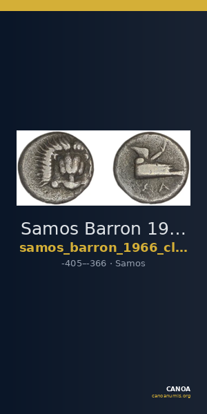 Samos Barron 1966 Class X diobols — CANOA