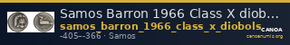 Samos Barron 1966 Class X diobols — CANOA