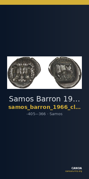 Samos Barron 1966 Class X drachms — CANOA