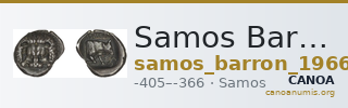 Samos Barron 1966 Class X drachms — CANOA
