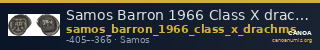 Samos Barron 1966 Class X drachms — CANOA
