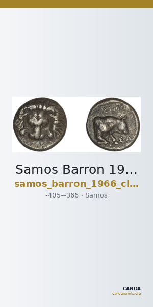 Samos Barron 1966 Class X hemidrachms — CANOA