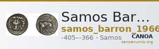 Samos Barron 1966 Class X hemidrachms — CANOA