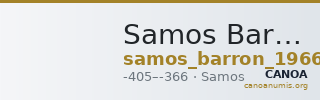 Samos Barron 1966 Class X obols — CANOA
