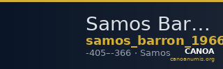 Samos Barron 1966 Class X obols — CANOA