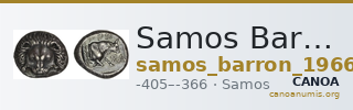 Samos Barron 1966 Class X tetradrachms — CANOA