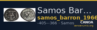 Samos Barron 1966 Class X tetradrachms — CANOA