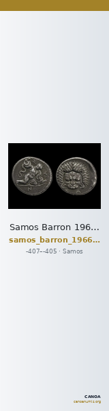 Samos Barron 1966 Class X tridrachms — CANOA
