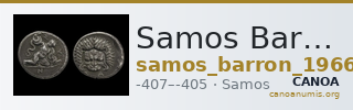 Samos Barron 1966 Class X tridrachms — CANOA