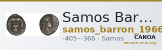 Samos Barron 1966 Class X trihemiobols — CANOA