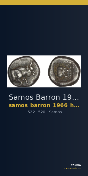 Samos Barron 1966 Heavy Samian drachms — CANOA