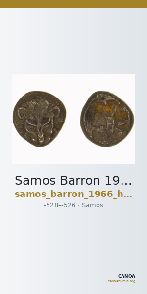 Samos Barron 1966 hektai group B — CANOA