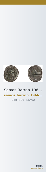 Samos Barron 1966 Last silver diobols — CANOA