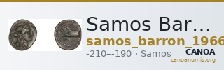 Samos Barron 1966 Last silver diobols — CANOA