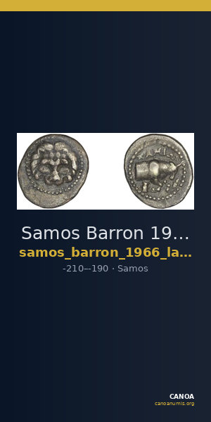 Samos Barron 1966 Last silver tetrobols — CANOA