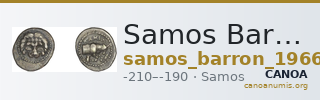 Samos Barron 1966 Last silver tetrobols — CANOA