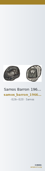 Samos Barron 1966 Lyd-Mil drachms — CANOA